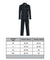 Zeus Mens Black Velvet Pyjamas - Size Chart | Bown of London